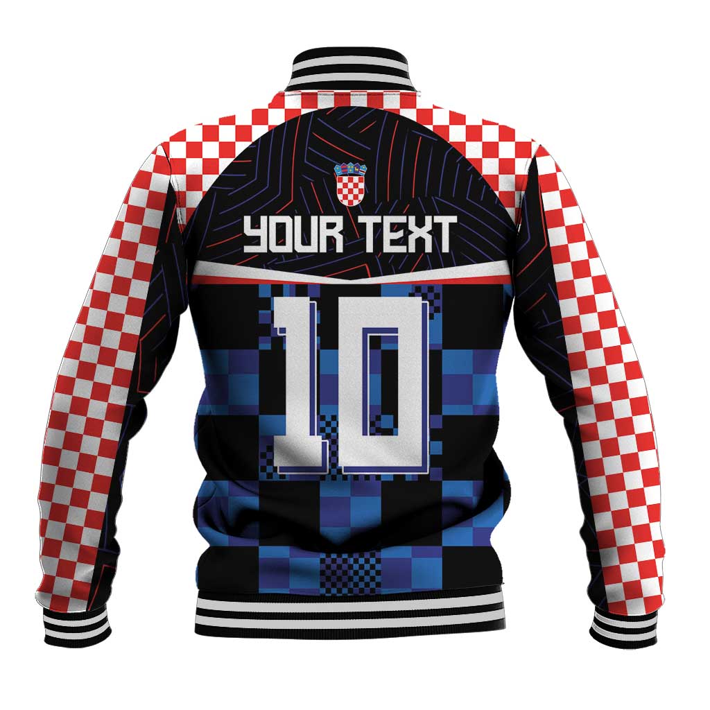 Custom Croatia Kockasti Football Jersey Baseball Jacket
