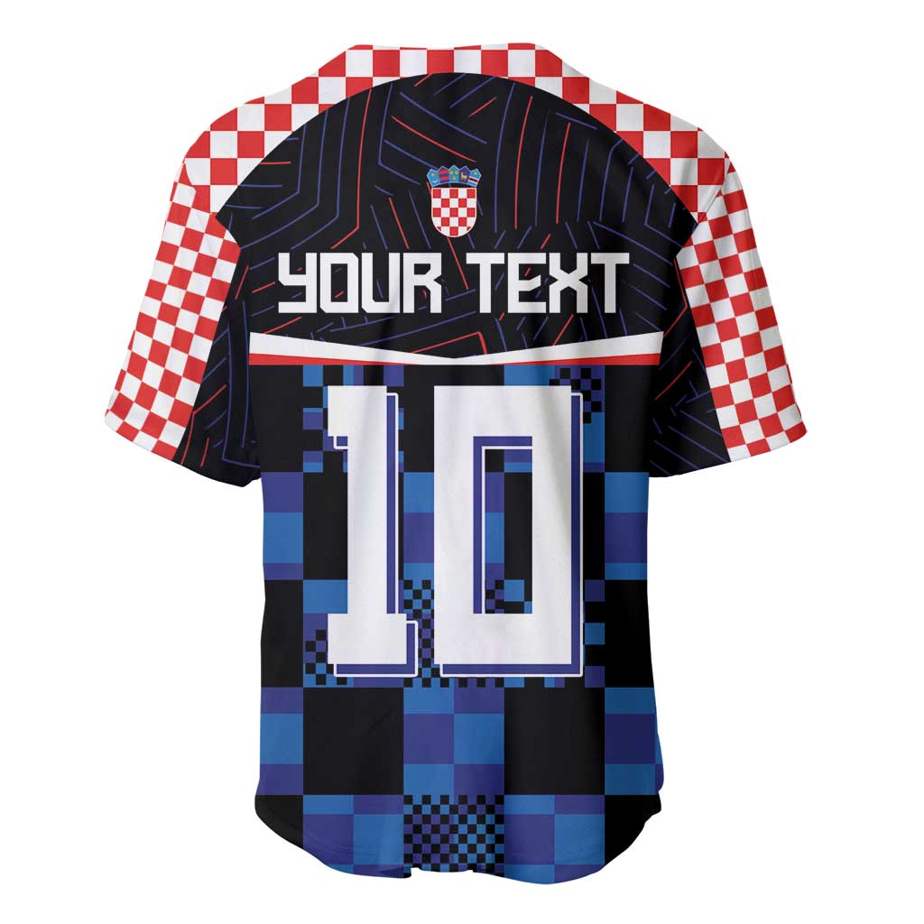 Custom Croatia Kockasti Football Jersey Baseball Jersey