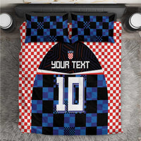 Custom Croatia Kockasti Football Jersey Bedding Set