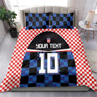 Custom Croatia Kockasti Football Jersey Bedding Set