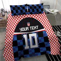 Custom Croatia Kockasti Football Jersey Bedding Set
