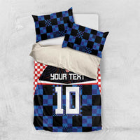 Custom Croatia Kockasti Football Jersey Bedding Set