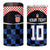 Custom Croatia Kockasti Football Jersey 4 in 1 Can Cooler Tumbler LT03