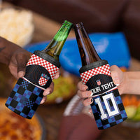 Custom Croatia Kockasti Football Jersey 4 in 1 Can Cooler Tumbler LT03