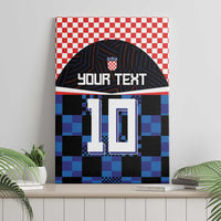 Custom Croatia Kockasti Football Jersey Canvas Wall Art