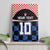 Custom Croatia Kockasti Football Jersey Canvas Wall Art