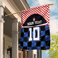 Custom Croatia Kockasti Football Jersey Garden Flag