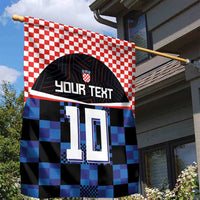 Custom Croatia Kockasti Football Jersey Garden Flag