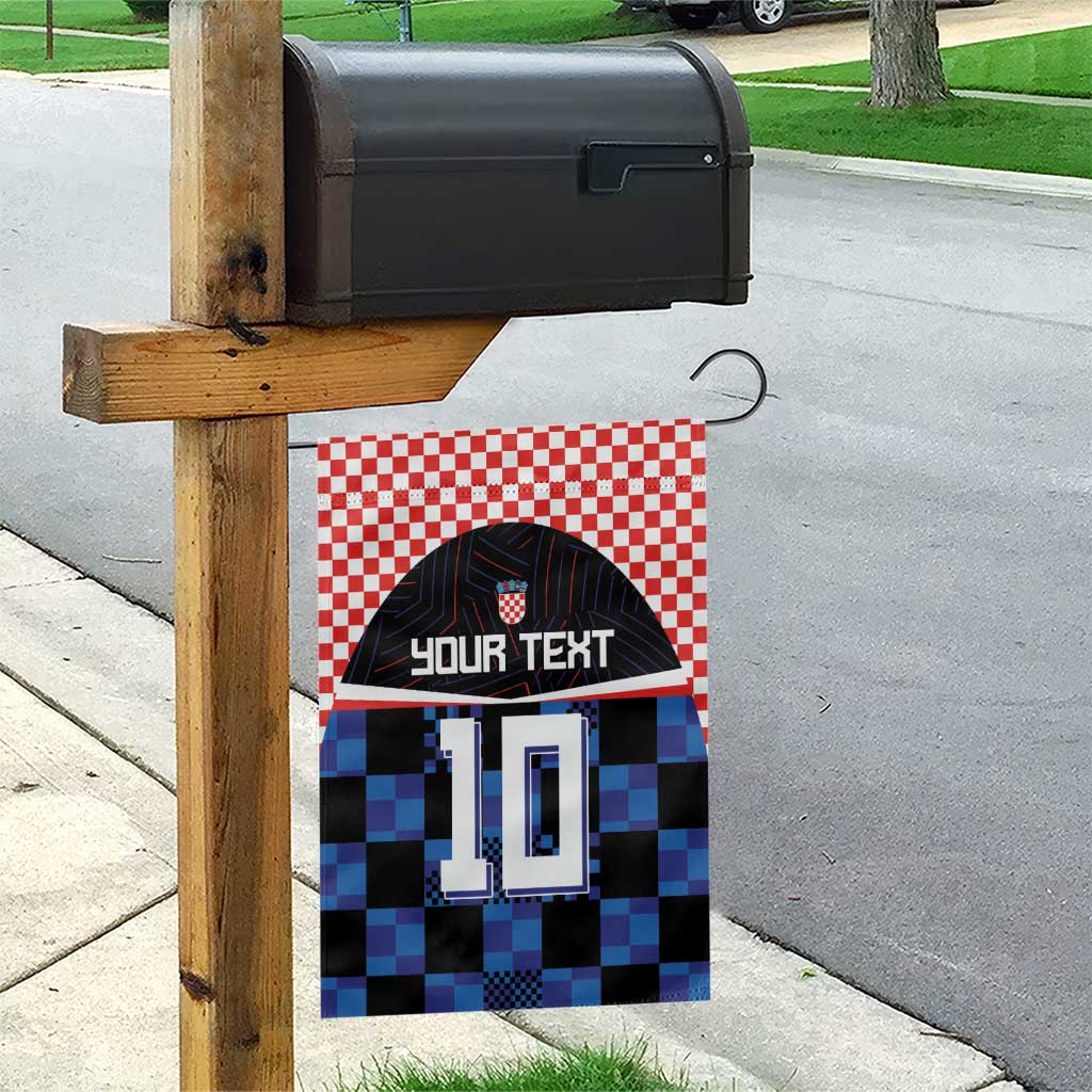 Custom Croatia Kockasti Football Jersey Garden Flag