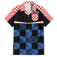 Custom Croatia Kockasti Football Jersey Hawaiian Shirt