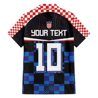 Custom Croatia Kockasti Football Jersey Hawaiian Shirt