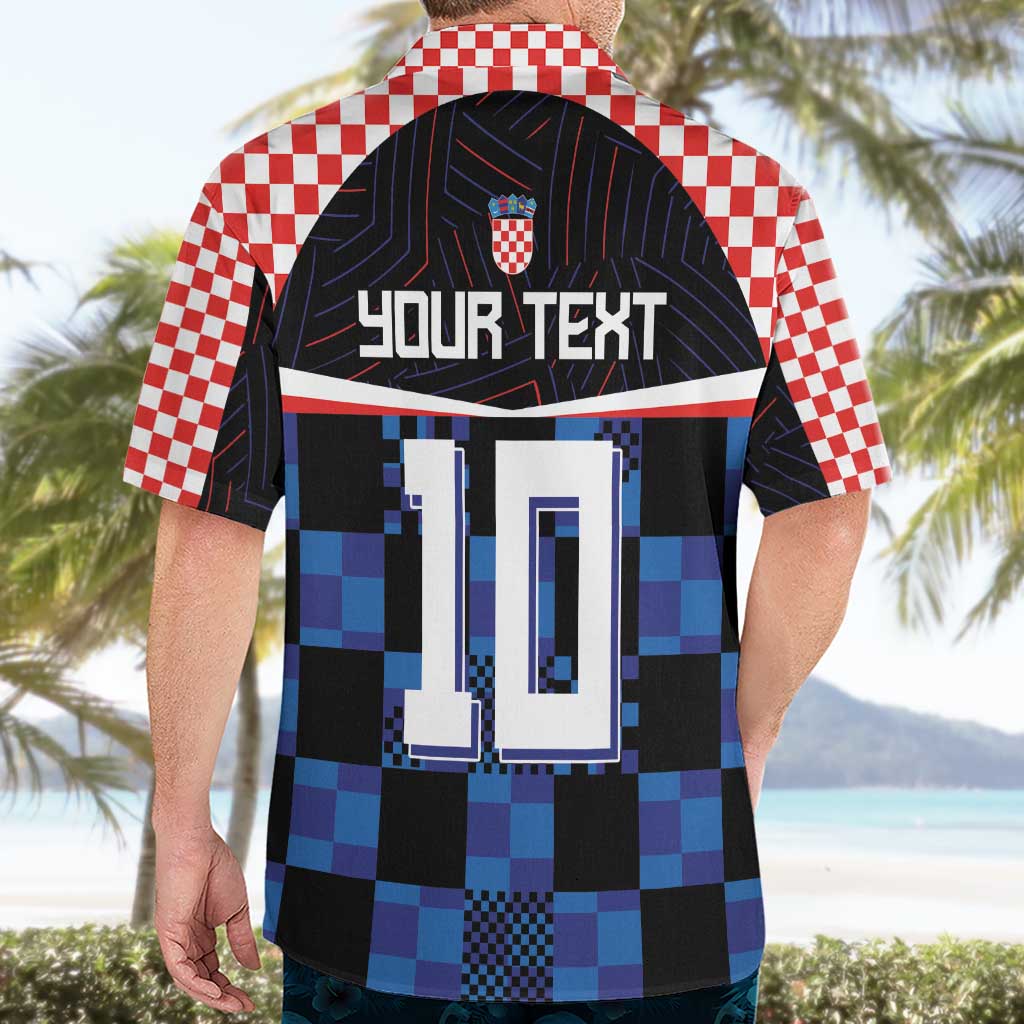 Custom Croatia Kockasti Football Jersey Hawaiian Shirt