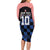 Custom Croatia Kockasti Football Jersey Long Sleeve Bodycon Dress