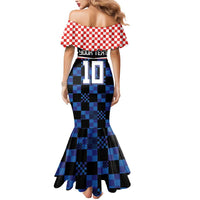 Custom Croatia Kockasti Football Jersey Mermaid Dress