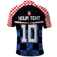 Custom Croatia Kockasti Football Jersey Polo Shirt