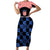 Custom Croatia Kockasti Football Jersey Short Sleeve Bodycon Dress - Wonder Print Shop