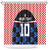 Custom Croatia Kockasti Football Jersey Shower Curtain - Wonder Print Shop