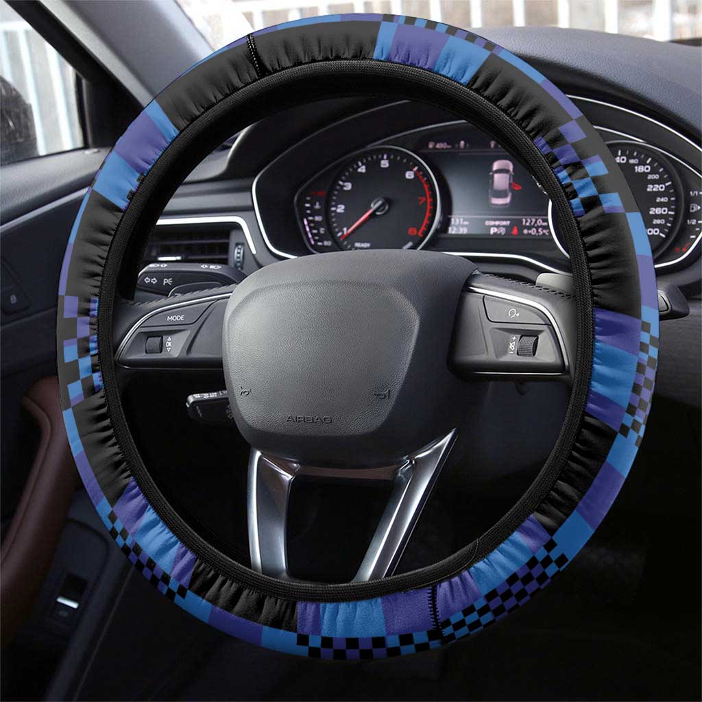 Croatia Kockasti Football Jersey Steering Wheel Cover - Wonder Print Shop