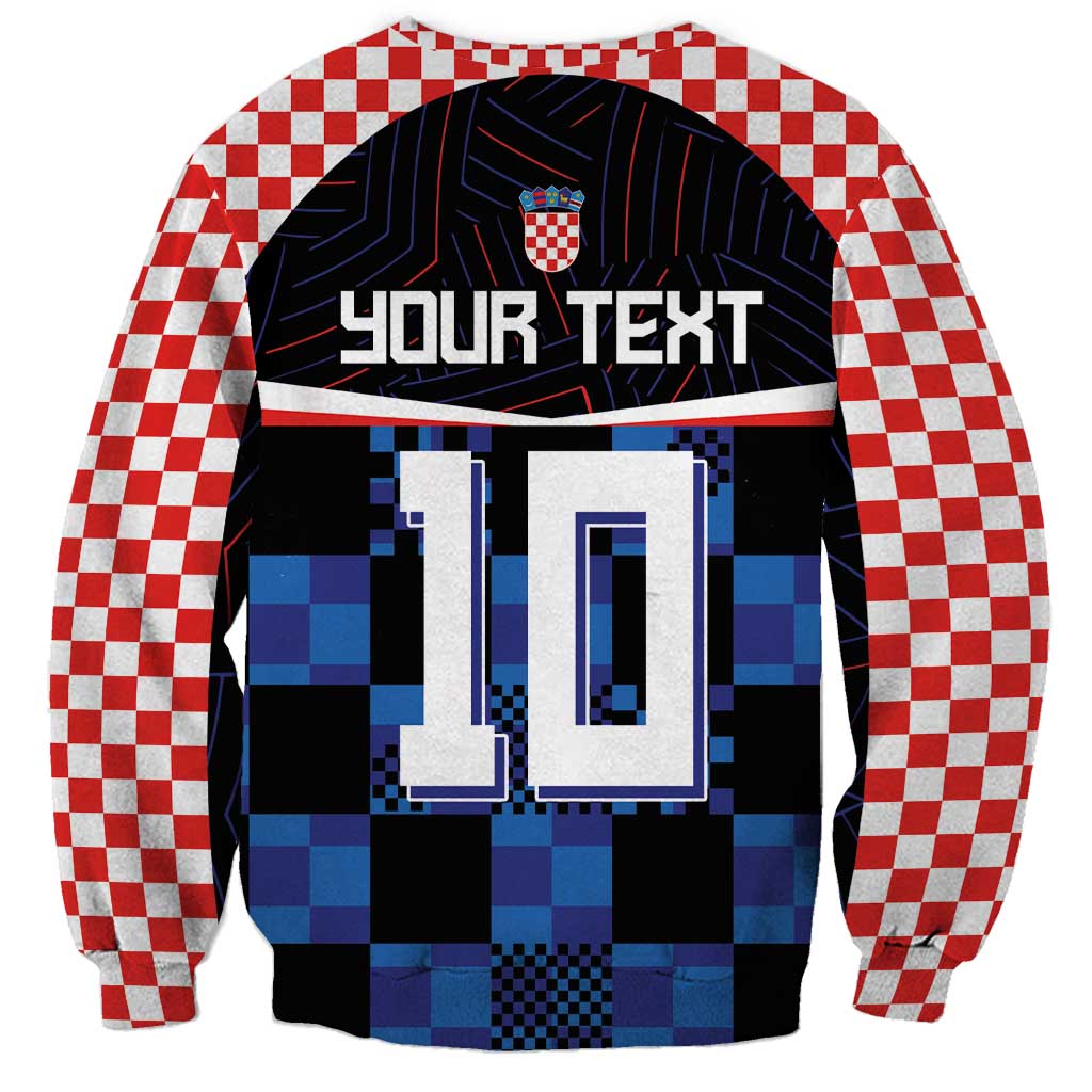 Custom Croatia Kockasti Football Jersey Sweatshirt - Wonder Print Shop