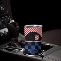 Custom Croatia Kockasti Football Jersey Tumbler Cup - Wonder Print Shop