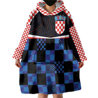 Custom Croatia Kockasti Football Jersey Wearable Blanket Hoodie - Wonder Print Shop
