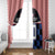Custom Croatia Kockasti Football Jersey Window Curtain - Wonder Print Shop