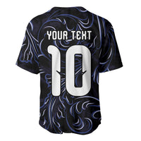 Custom Argentina Football Baseball Jersey Artistic Pattern-Paintings Inspired Black Color - Wonder Print Shop