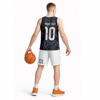 Custom Argentina Football Basketball Jersey Artistic Pattern-Paintings Inspired Black Color - Wonder Print Shop