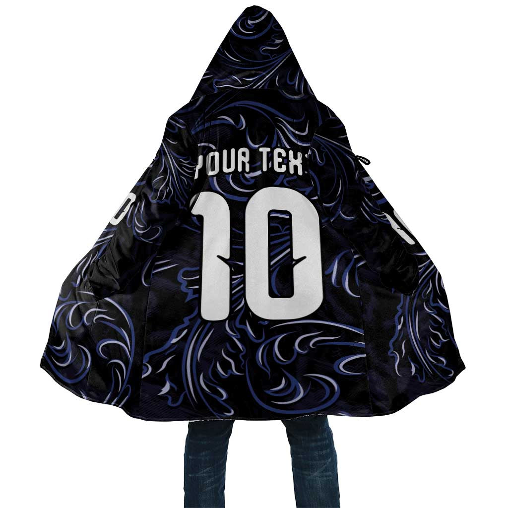 Custom Argentina Football Cloak Artistic Pattern-Paintings Inspired Black Color - Wonder Print Shop