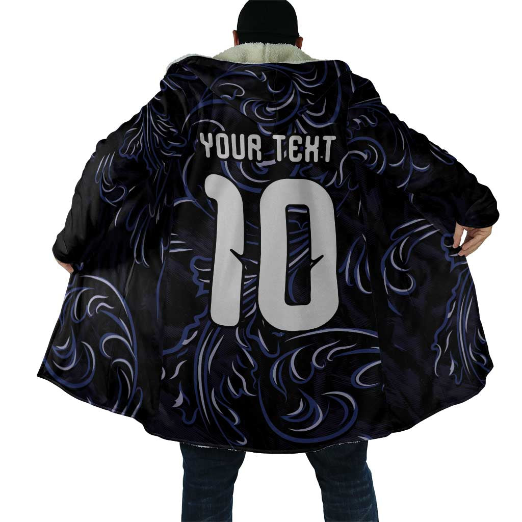 Custom Argentina Football Cloak Artistic Pattern-Paintings Inspired Black Color - Wonder Print Shop