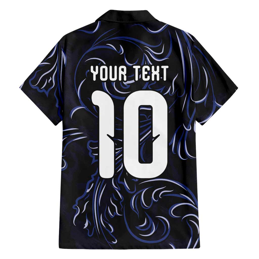 Custom Argentina Football Hawaiian Shirt Artistic Pattern-Paintings Inspired Black Color - Wonder Print Shop