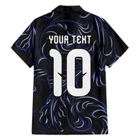 Custom Argentina Football Hawaiian Shirt Artistic Pattern-Paintings Inspired Black Color - Wonder Print Shop