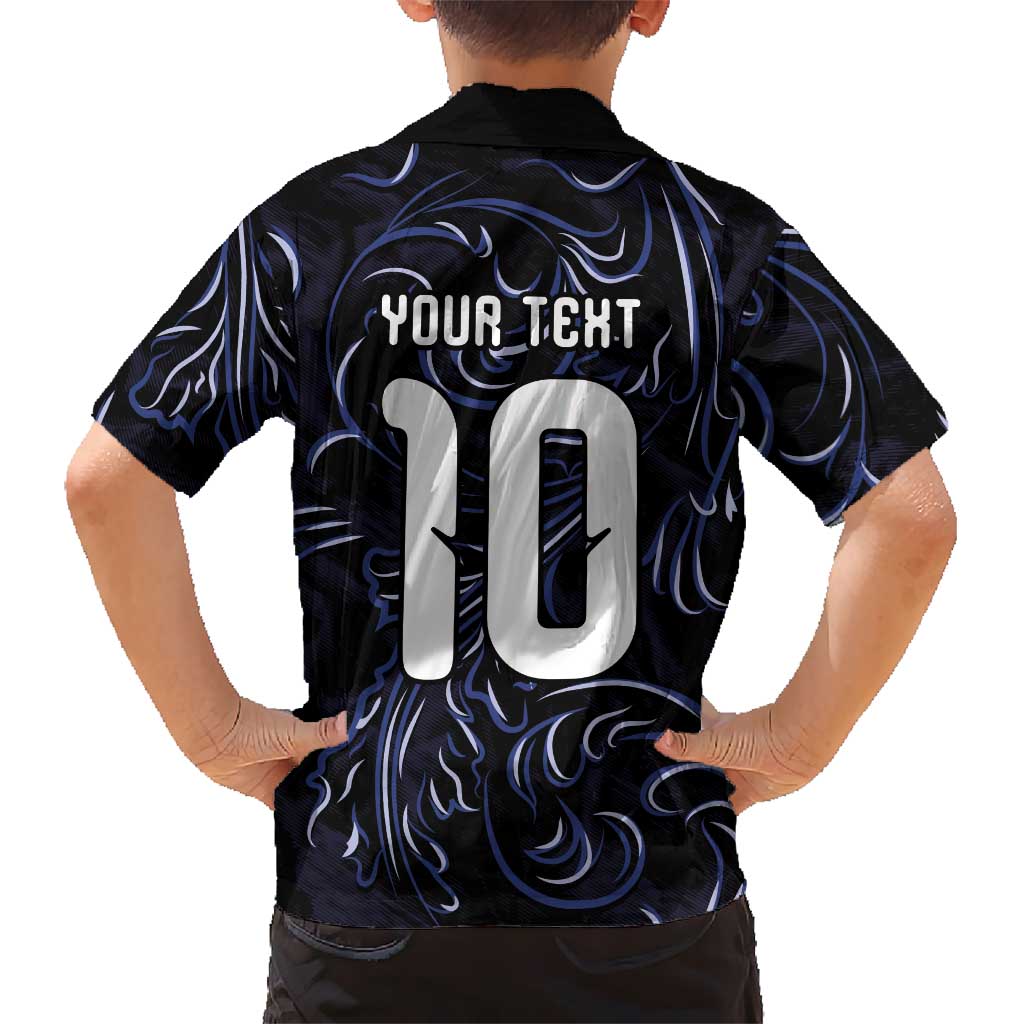 Custom Argentina Football Hawaiian Shirt Artistic Pattern-Paintings Inspired Black Color - Wonder Print Shop