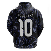 Custom Argentina Football Hoodie Artistic Pattern-Paintings Inspired Black Color - Wonder Print Shop
