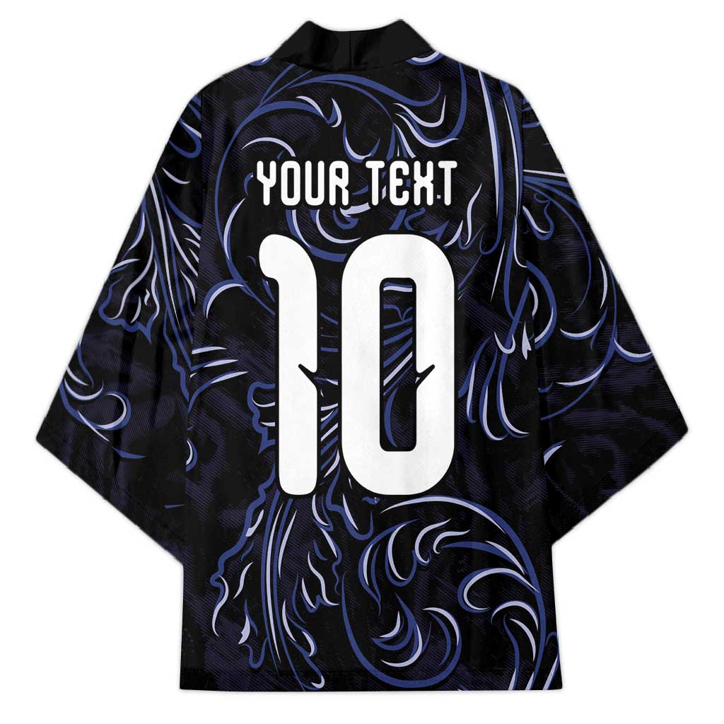 Custom Argentina Football Kimono Artistic Pattern-Paintings Inspired Black Color - Wonder Print Shop