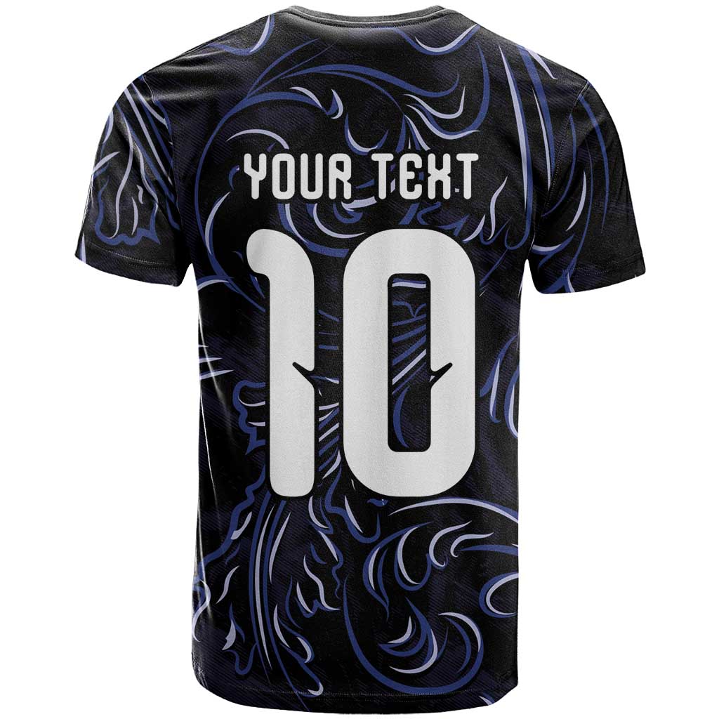 Custom Argentina Football T Shirt Artistic Pattern-Paintings Inspired Black Color - Wonder Print Shop