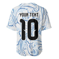 Custom Argentina Football Baseball Jersey Artistic Pattern-Paintings Inspired White Color - Wonder Print Shop