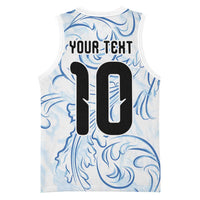 Custom Argentina Football Basketball Jersey Artistic Pattern-Paintings Inspired White Color - Wonder Print Shop