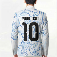 Custom Argentina Football Blazer Artistic Pattern-Paintings Inspired White Color - Wonder Print Shop