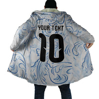 Custom Argentina Football Cloak Artistic Pattern-Paintings Inspired White Color - Wonder Print Shop