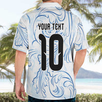 Custom Argentina Football Hawaiian Shirt Artistic Pattern-Paintings Inspired White Color - Wonder Print Shop