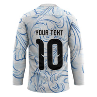 Custom Argentina Football Hockey Jersey Artistic Pattern-Paintings Inspired White Color - Wonder Print Shop