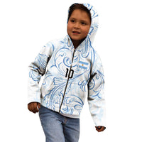 Custom Argentina Football Kid Hoodie Artistic Pattern-Paintings Inspired White Color - Wonder Print Shop