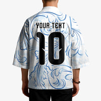 Custom Argentina Football Kimono Artistic Pattern-Paintings Inspired White Color - Wonder Print Shop
