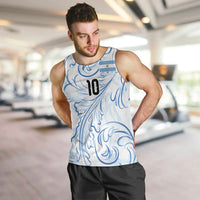 Custom Argentina Football Men Tank Top Artistic Pattern-Paintings Inspired White Color - Wonder Print Shop