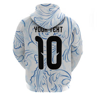 Custom Argentina Football Zip Hoodie Artistic Pattern-Paintings Inspired White Color - Wonder Print Shop