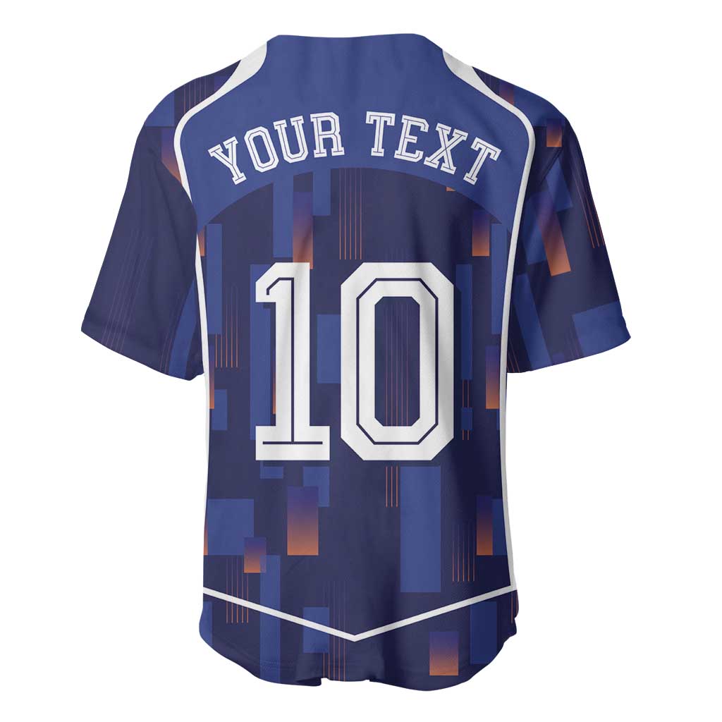 Custom Netherlands Football Baseball Jersey Starry Night Inspired-Sporty Style - Wonder Print Shop