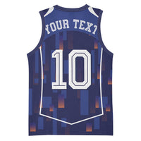Custom Netherlands Football Basketball Jersey Starry Night Inspired-Sporty Style - Wonder Print Shop