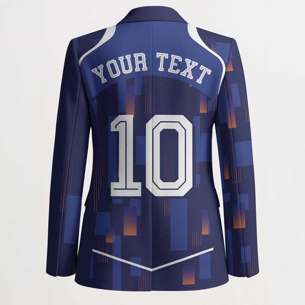 Custom Netherlands Football Blazer Starry Night Inspired-Sporty Style - Wonder Print Shop