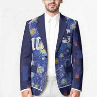 Custom Netherlands Football Blazer Starry Night Inspired-Sporty Style - Wonder Print Shop